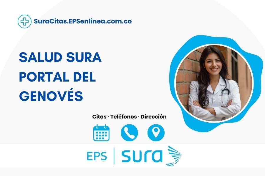 SALUD SURA PORTAL DEL GENOVÉS · Citas | Horarios, dirección y teléfono]