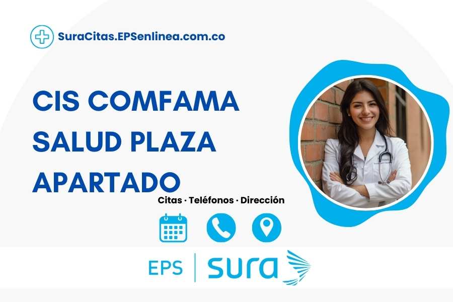 CIS COMFAMA SALUD PLAZA APARTADO · Citas | Dirección y Teléfono]