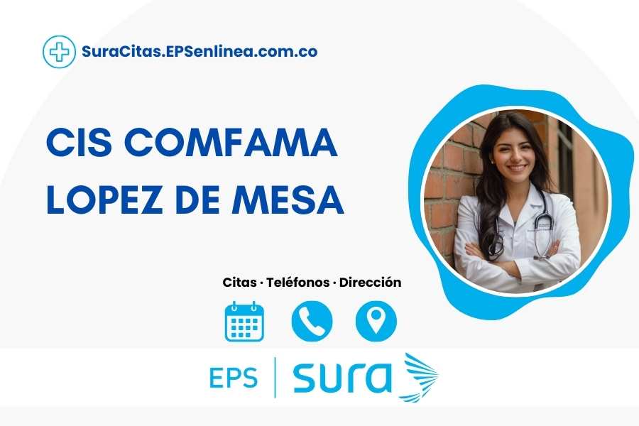 CIS COMFAMA LOPEZ DE MESA · Citas | Dirección y Teléfono]